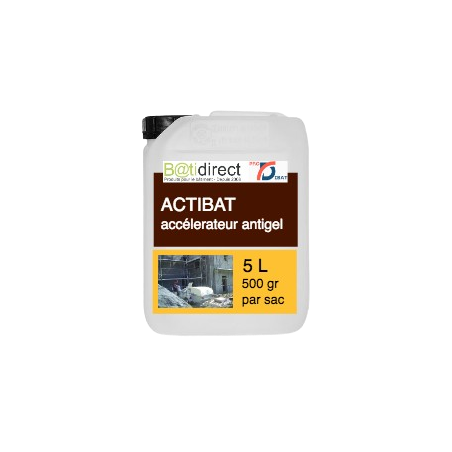 ACTIBAT accélérateur de prise pour mortiers et bétons