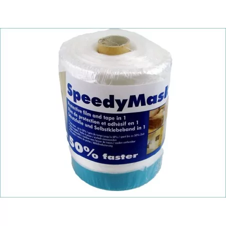 SPEED MASK film statique, lisière adhesive
